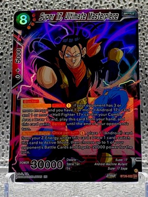 Dragon Ball Super CCG Super 17, Ultimate Masterpiece BT26-022 SR Foil Card