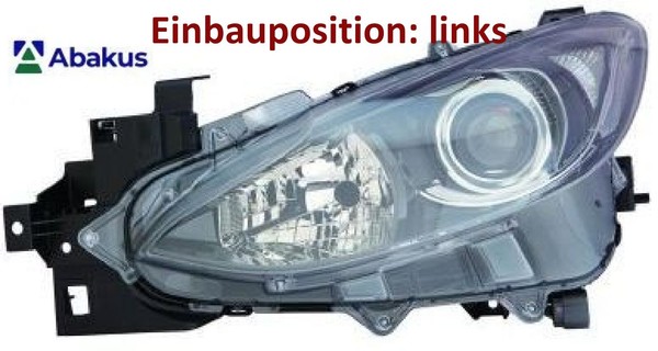 Abakus 216-1169L-LDEM2 Hauptscheinwerfer Links Scheinwerfer FüR Mazda-image