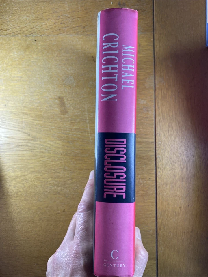 Disclosure Michael Crichton 1st UK Edition Hardcover Book 1994 - Image 3 of 4