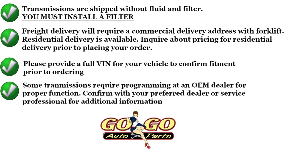 Used Gear Box Automatic Transmission FWD Without Turbo Fits 96-97 VOLVO 850 1019 - Image 4 of 4