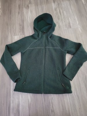 Smartwool Jacket Womens Sz M Green Hudson Trail Full Zip Fleece Hoodie Sweater
