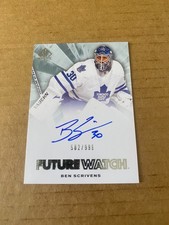 2011-12 SP Authentic Future Watch #266 Ben Scrivens AUTO 582/999 RC