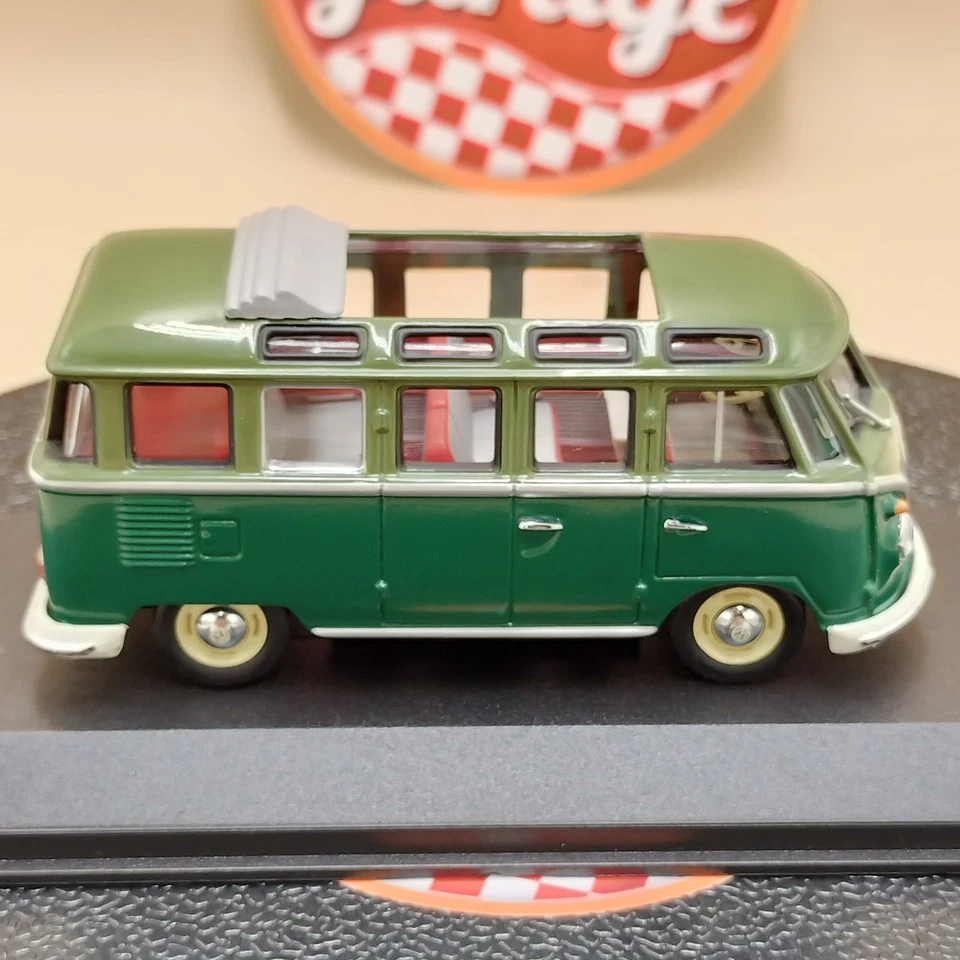 MINICHAMPS 1/43 VW BUS Samba green light Volkswagen 430052301 - Image 4 of 4