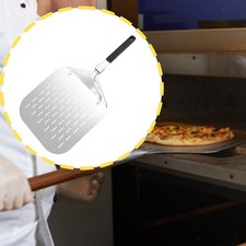 Pelle à pizza carrée en métal léger pour la cuisson familiale du pain plat
