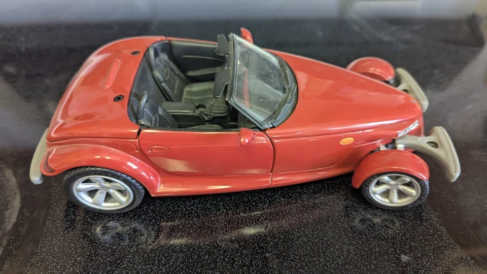 Anson Red Plymouth Prowler Mopar 1:18 Scale Diecast Car Hot Rod Street Rod - Image 4 of 4