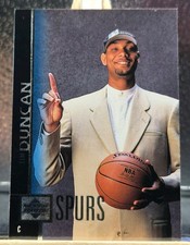TIM DUNCAN RC 1997-98 Upper Deck Basketball #114 ROOKIE CARD San Antonio Spurs