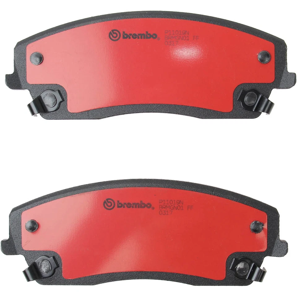 Rotores de freno de disco delanteros y traseros Brembo pastillas de freno de cerámica para Dodge Challenger Foto 2 de 4