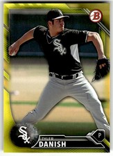 2016 Bowman #BP117 Tyler Danish Prospects Yellow Chicago White Sox Baseball