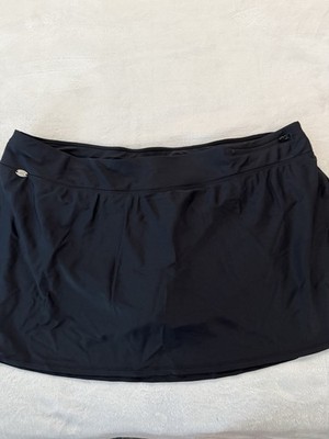 ZeroXposur Black Sport Skirtini Swim Bottom Plus Size 2X E76