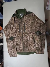 Mount'n Prairie Jacket Men M Green Shape Shift Camo Canvas Hunting Pockets (BB19