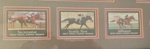 The History Of The Triple Crown Featuring Secretariat 26" X24" - Picture 6 of 12