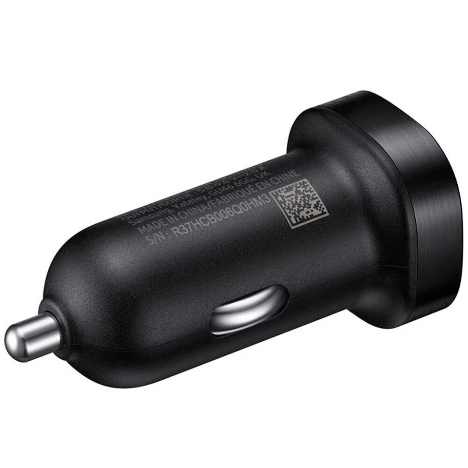 Original Samsung Galaxy S8 S8 Plus S9 Note 9 8 Adaptive Fast OEM USB Car Charger - Image 2 of 4