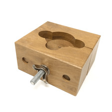 Morsetto Porta Orologi In Legno E Movimento Vintage