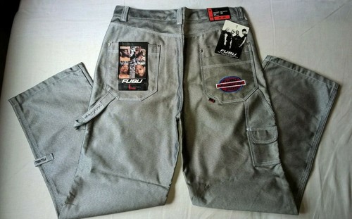 Vintage 90s Hip Hop Rap Shiny Baggy 