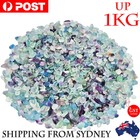 100G-1KG Fluorite Crystal Chip BULK Natural Gemstone Polished Mini Crystal Stone