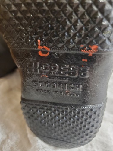Vintage 1900's Goodrich Children's Shoes Kids Galoshes Black Rain Boots Buckle - Picture 5 of 11