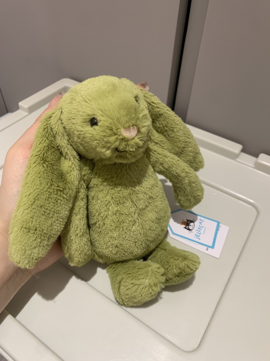 Jellycat BASHFUL MOSS BUNNY-Valentine's Day gift | eBay