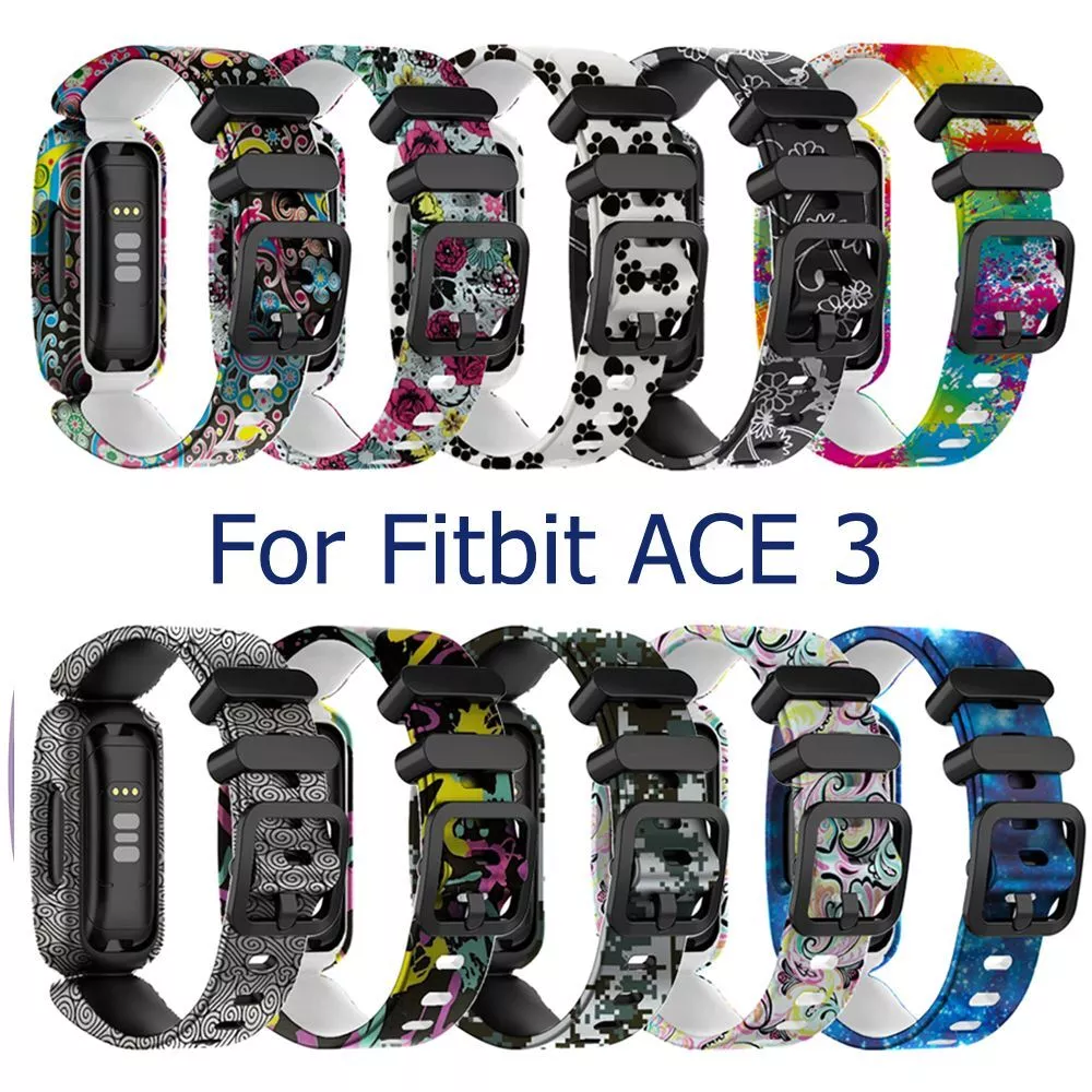 Kids Wrist Strap Silicone Bracelet For Fitbit Ace 3/inspire 2 Smart Watch  Band