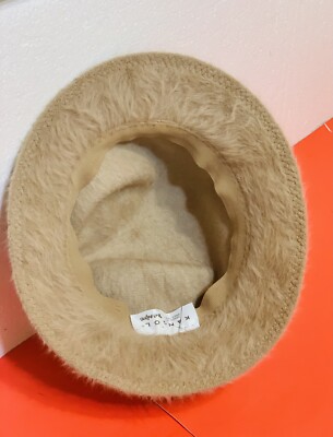 Kangol Fugora Miriam Angora Fur Bucket Hat Made In England  display picture 1