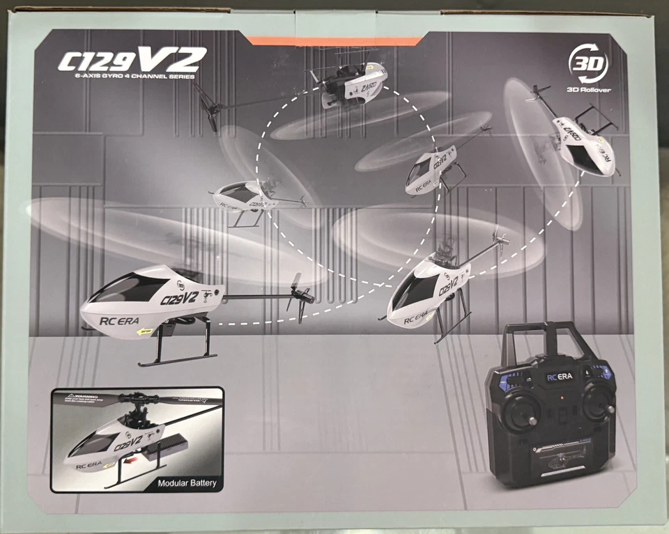 RC Helicopter 4ch RTF Flybarless  15 Min Fly Time(Brand New) - Image 2 of 2