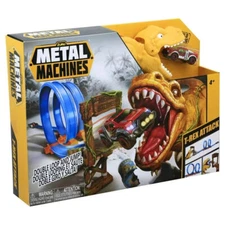 Metal Machines T-Rex Attack Building Trackset w/ Mini Racing Car Wild Thing G019
