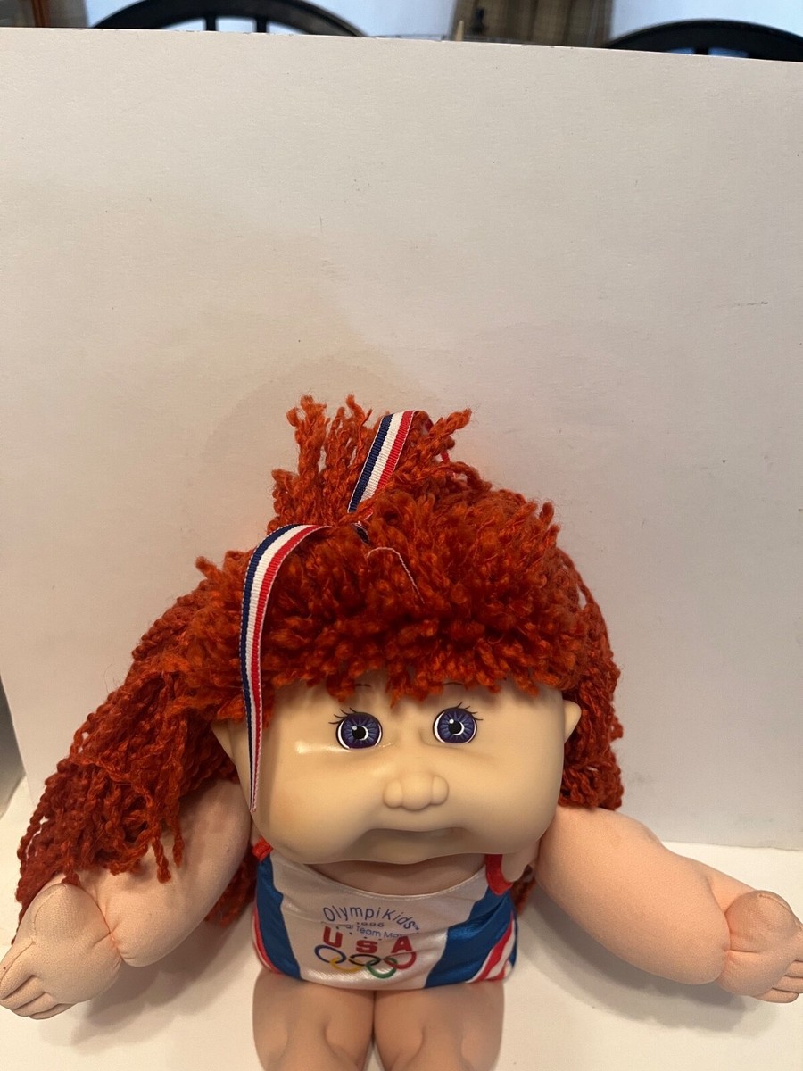 cabbage patch kids olympikids 1996 official team mascot red hair