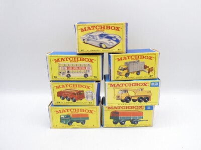 Matchbox Lesney Original Leerbox Restposten 41c 74b 37c 63b 63c Mercedes Truck