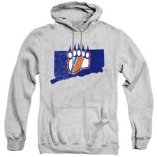 Coast Guard Academy Adult Pullover Hoodie Connecticut, Athletic Heather, S-3XL