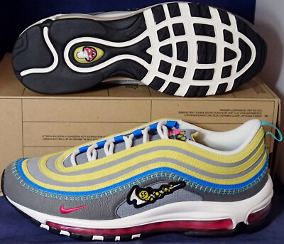 2021 Nike Air Max 97 SE Air Sprung Iron Grey Phantom SZ 9 ( DH4759-001 )