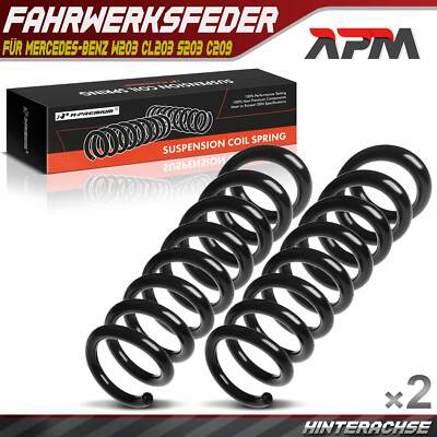 2x Federn Fahrwerksfeder Hinten für Mercedes-Benz W203 CL203 S203 C209 2000-2011