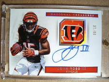 2017 John Ross National Treasures Rookie Autograph Glove Logo Patch RC /10 🔥🔥