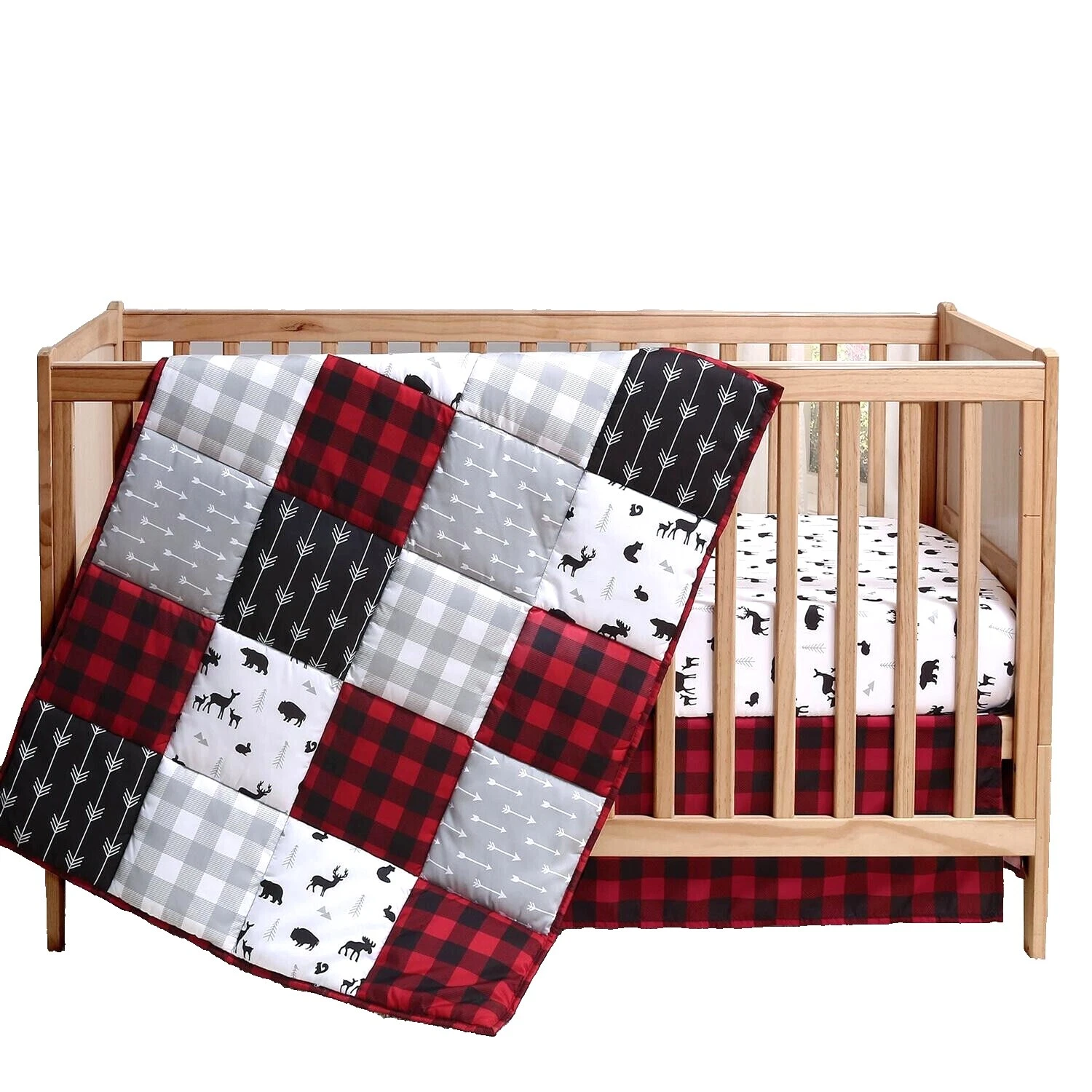 Conjuntos de ropa de cama negro Conjuntos de Ropa de cama de vivero