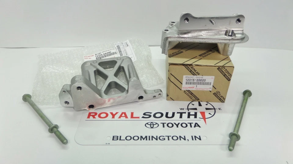 Kit de soporte de montaje de motor Toyota Sienna 2004-2010 3,3 L con pernos originales OEM Foto 2 de 3