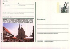 (864) Bildpostkarte ** - Saulgau - postfrisch