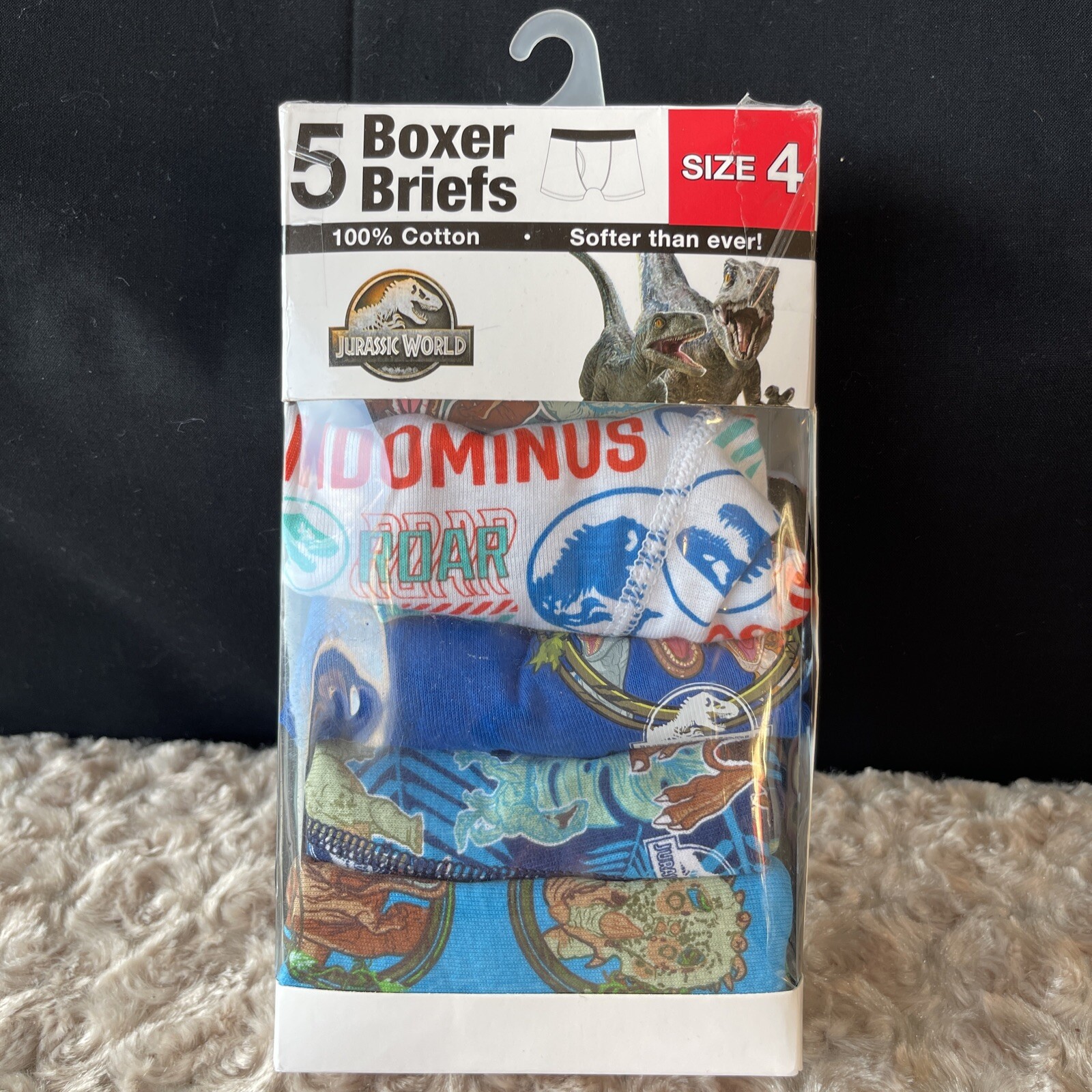 Briefs For Boys, Mix, Jurassic World, Set, 5 Pcs. main image 1