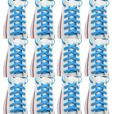 12 pairs Flat "Turquoise" Sneaker Athletic String 27",36",45",54",63" Shoelace