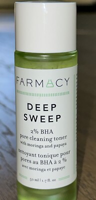 FARMACY Deep Sweep 2% BHA Pore Cleaning Toner Salicylic Acid MINI SIZE 1.7 fl oz