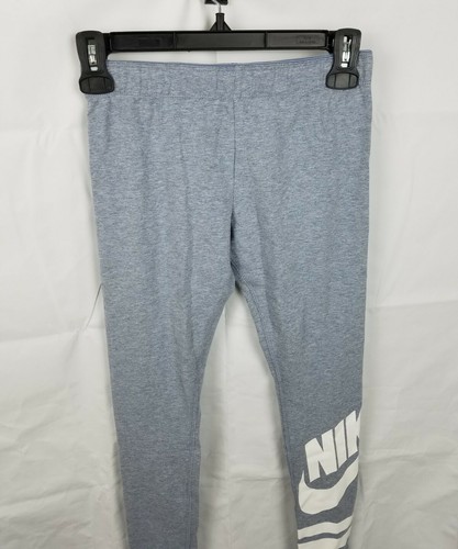 Nike Leggings Girls M Gray Sportswear NSW Graphic Active Athletic 939447-446 New - Picture 4 of 9