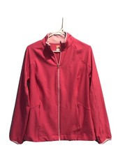 Excellent Lucy Tech Activewear Pink Full Zip Jacket Size Medium M