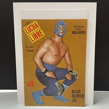 Lucha Libre #1246 Editorial EPRO VTG Mexican Magazine (1988) Blue Demon Jr. FN