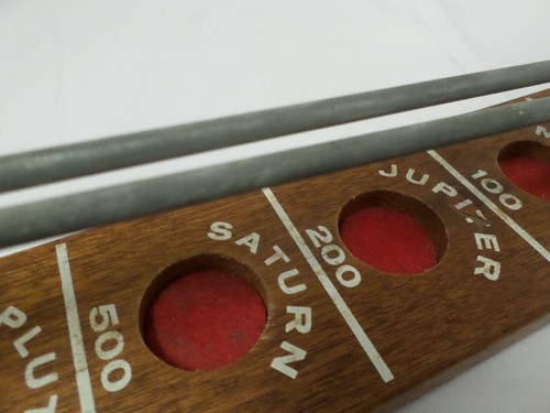 Vintage Space Probe Tabletop Game Defy Gravity Hardwood Finish No Box - Picture 9 of 14