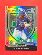 Jordan McCants ~ 2021 Panini Prizm Draft ~ Crusade Silver Prizm #C-JM
