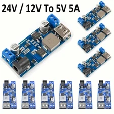 10 Packs 24V / 12VTB 5V A DC-DC Power Module Step Down Power Supply Converter US