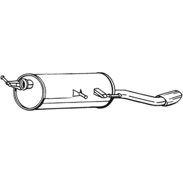 Bosal EndschalldäMpfer SchalldäMpfer Passend FüR Peugeot 307 CC 190-173-image
