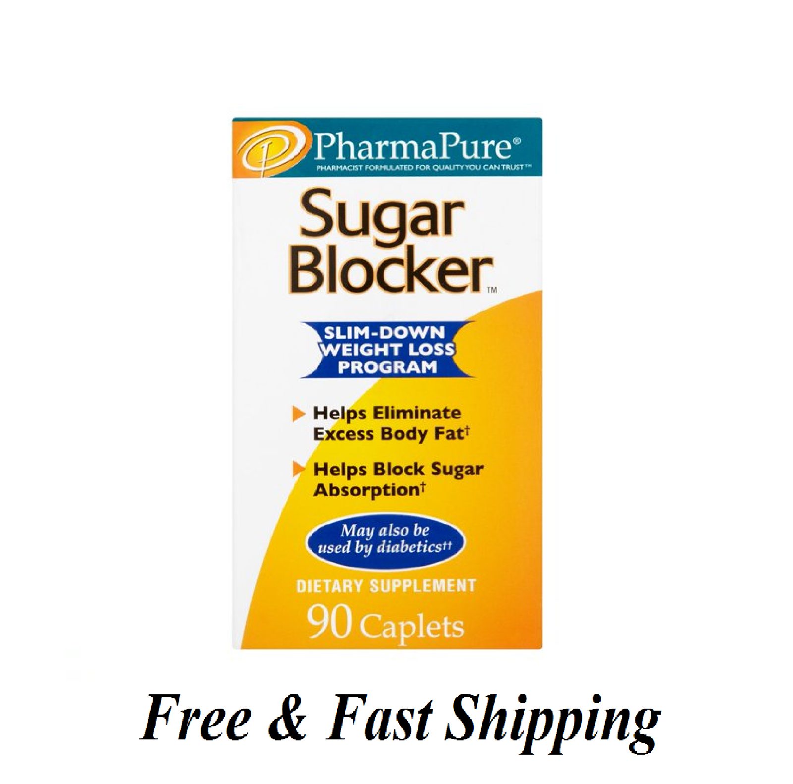 PharmaPure Sugar Blocker Weight Loss Supplement, 90 Capsules eBay