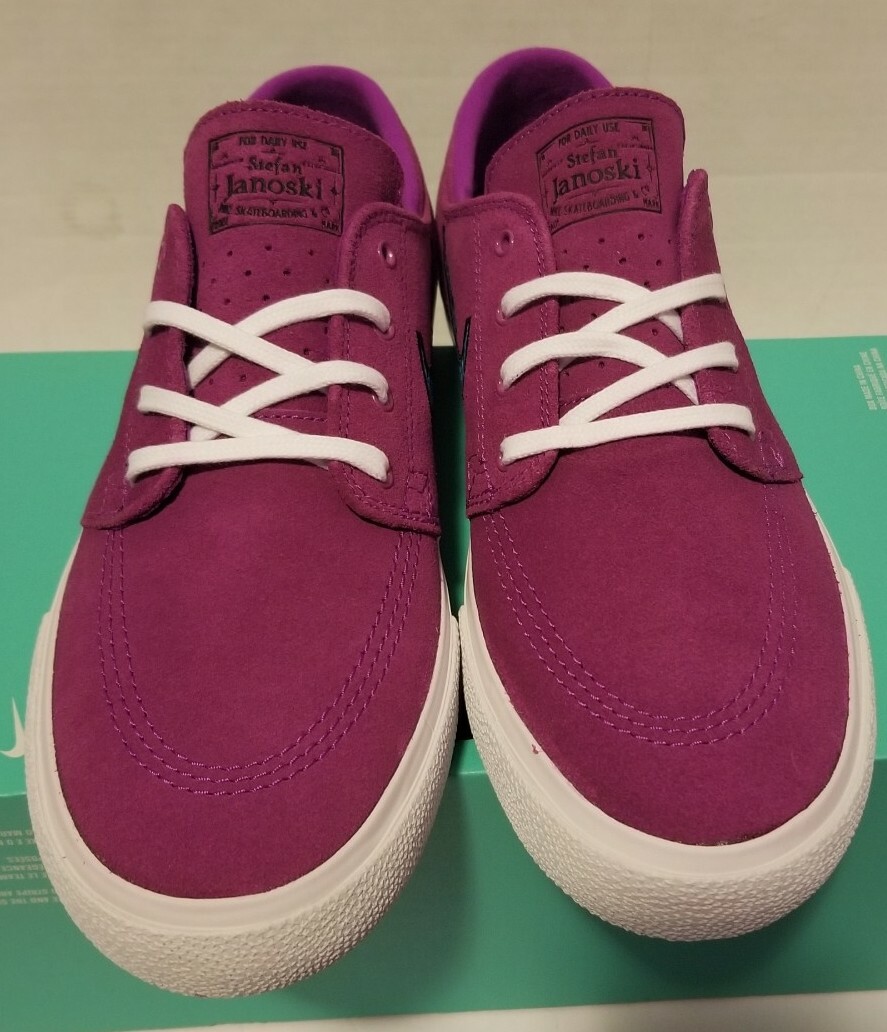 Nike Zoom Stefan Janoski RM SB Vivid Purple Men's Sz NEW AQ7475