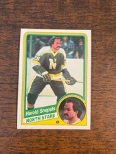 1984-85 O-Pee-Chee OPC Set Break #108 Harold Snepsts Minnesota North Stars NRMT