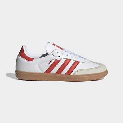 Adidas Originals Samba OG White Red Gum Lifestyle New Women Shoes Rare IF6513