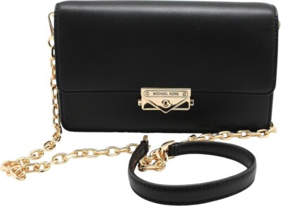 MICHAEL KORS - Cece Medium Clutch $448 ( Black Color)