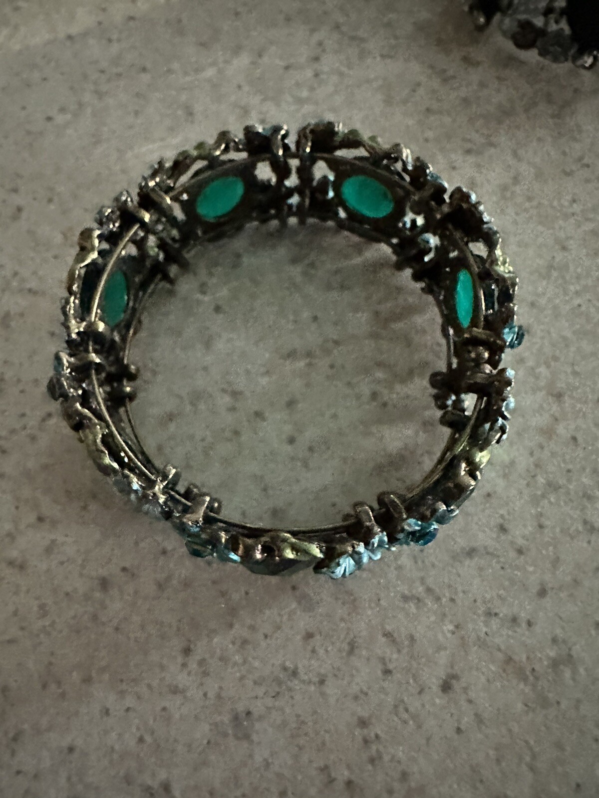 5 Pcs  Gemstone Adjustable Cuff Bangle Bracelets … - image 5